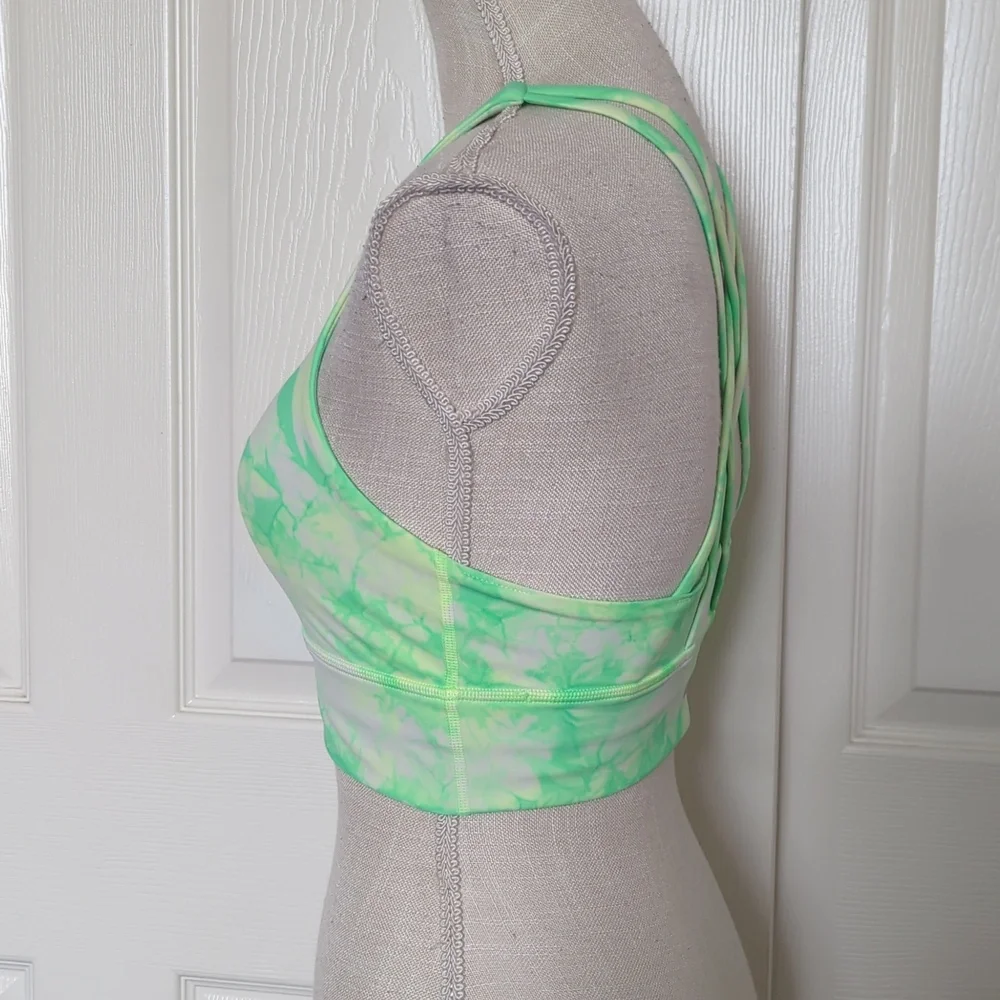 Lululemon Energy Bra High Neck Long Line Shibori *Medium Support B-D - Picture 5 of 9